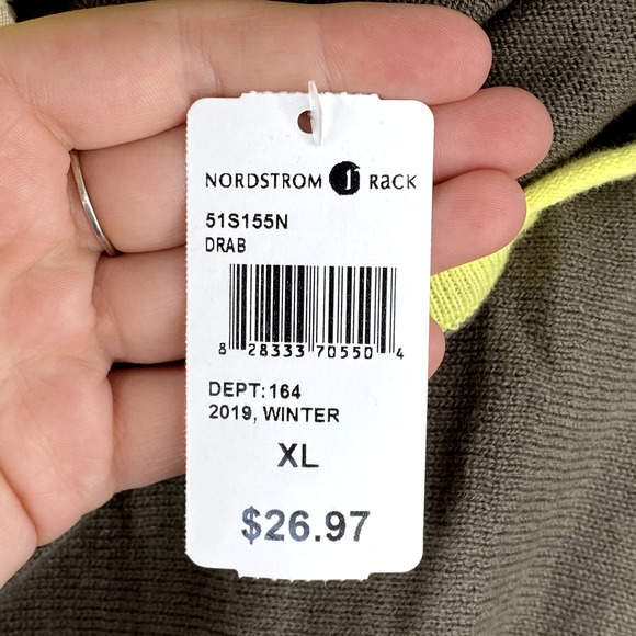 NWT Cloth by Design Oversized Tie Top XL - Picture 5 of 6